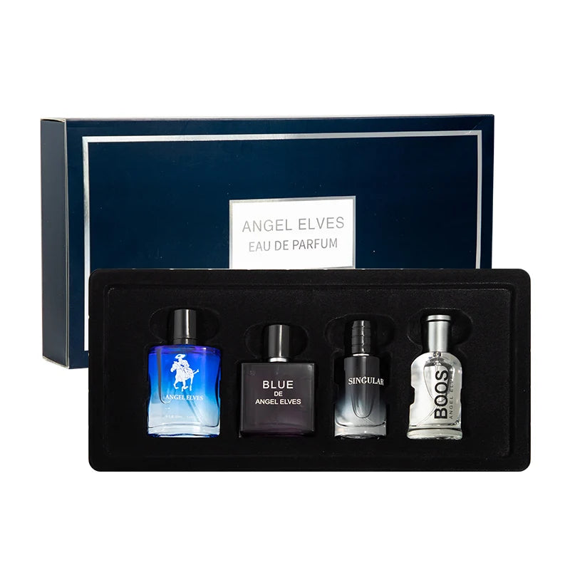 4 Pcs Luxury Men Cologne Gift Set - 4 X 30ml Bottles of Premium Vanilla & Cologne Scented Pheromone Perfume for Men - Long Lasting