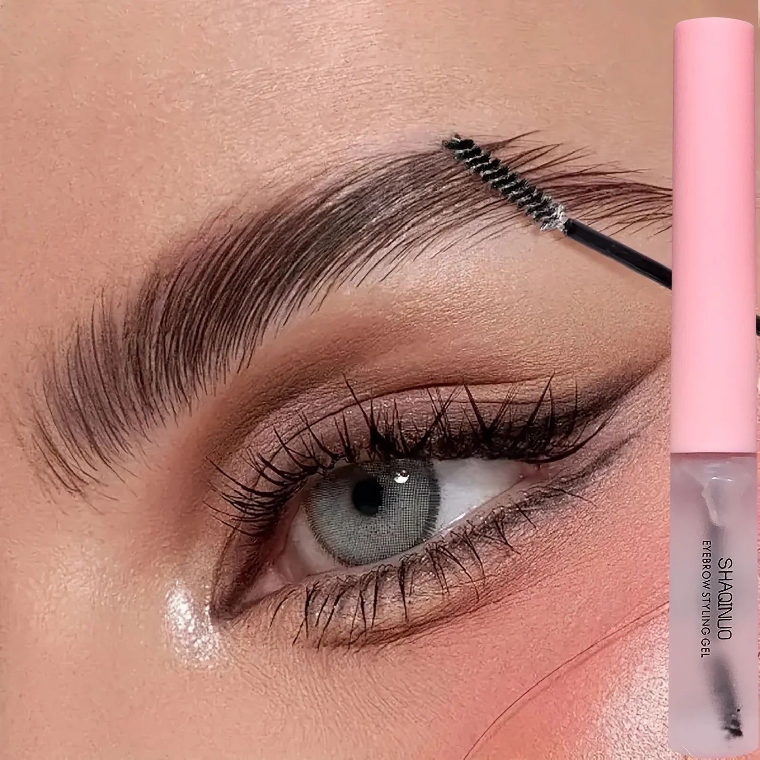 3D Brow Gel for Bold & Natural Brows, Clear Waterproof Eyebrow Styling Gel, Lightweight & Smudge-Proof, Long-Lasting Hold