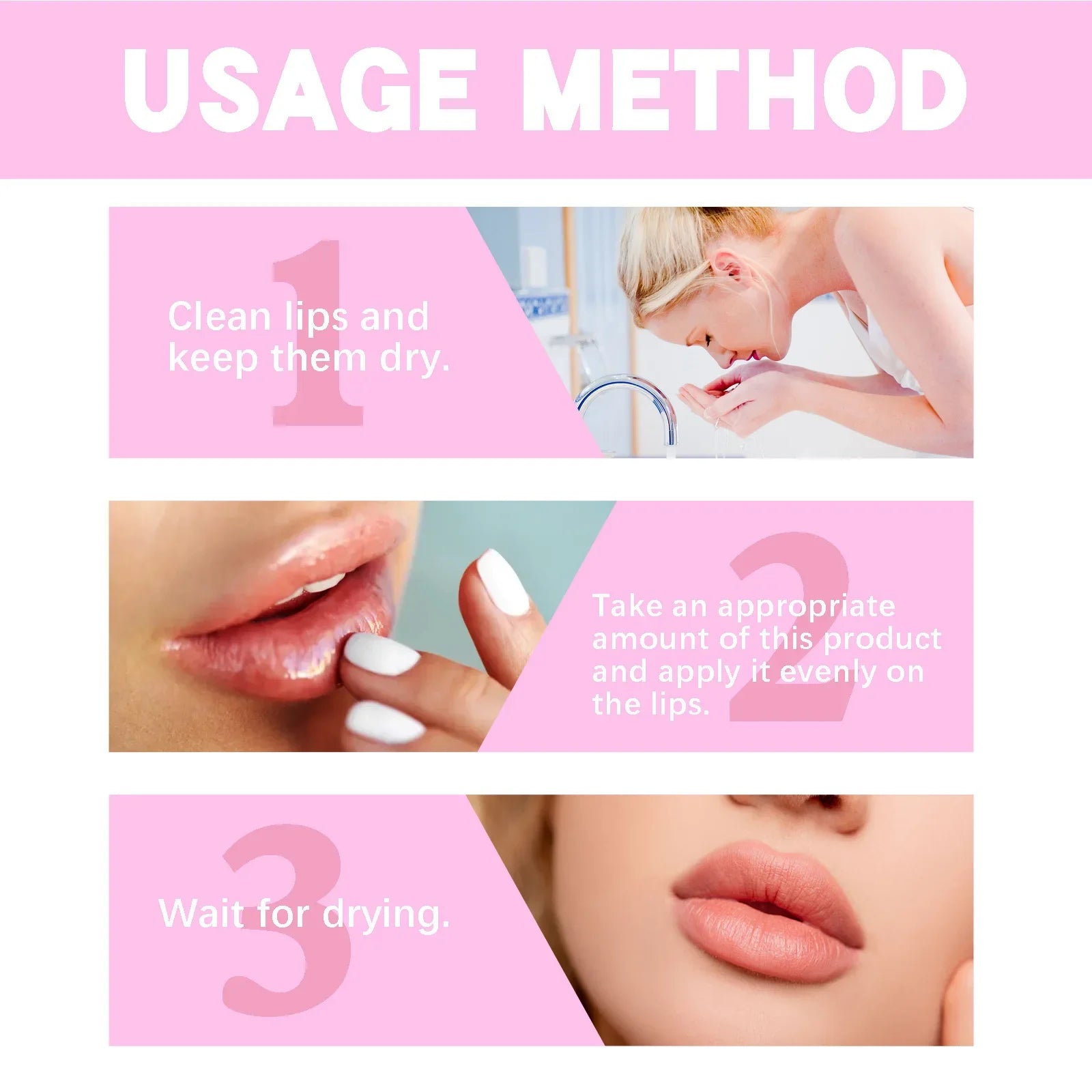 EELHOE Lip Plumper Gloss Oil Long Lasting Moisturizing Lip Repair Oil Instant Volume Lips Hydrating Treatments Plumper Serum 5ml