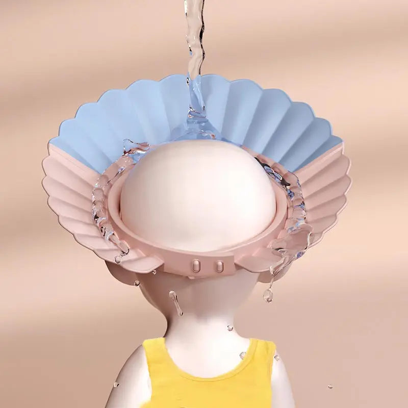 Adjustable Baby Shower Cap Hair Wash Hat with Eye And Ear Protection for Safe Shampoo Bathing Kids Shower Head Cover sun hat