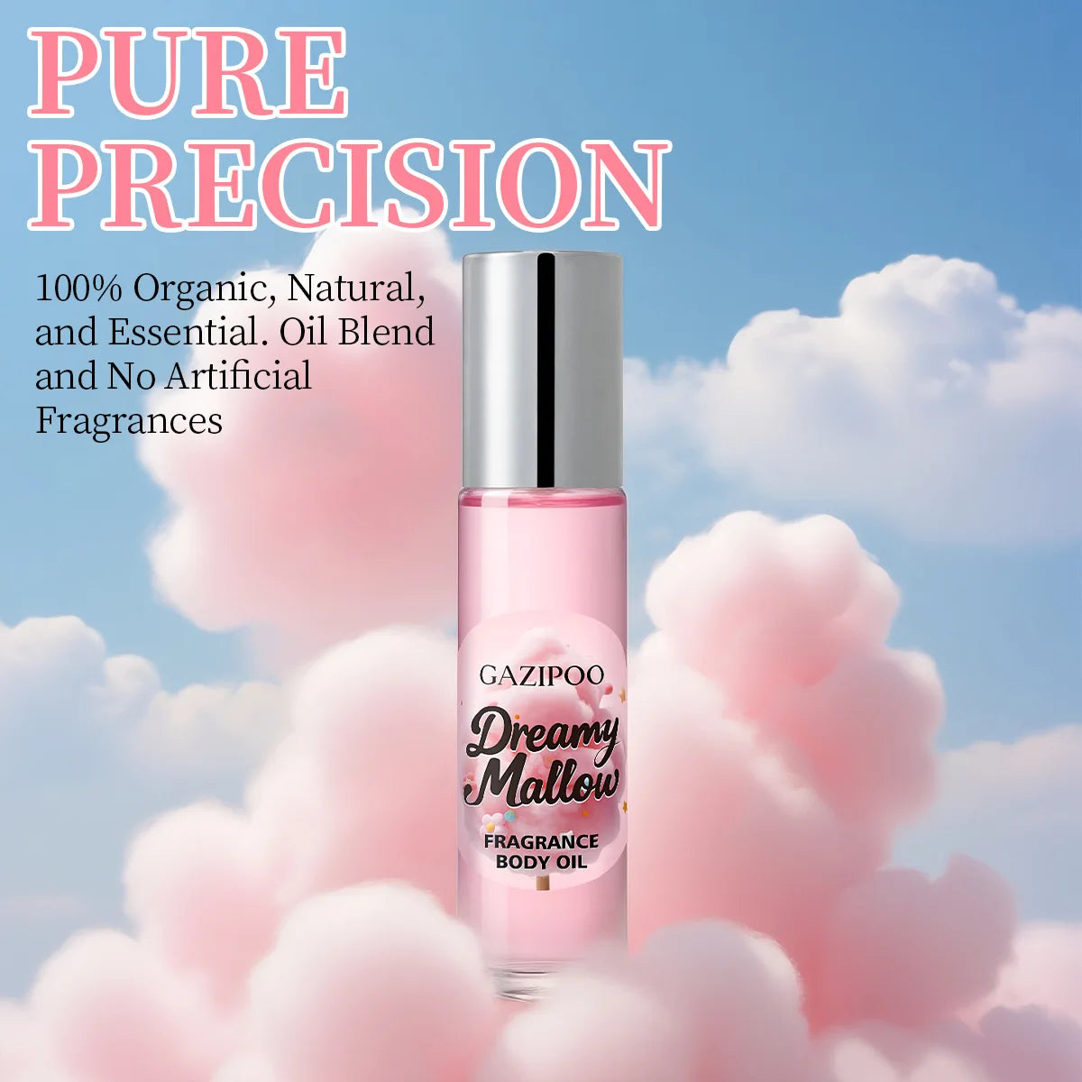 Candy Marshmallow Sweet Roll-on Perfume Long-lasting Enduring Fragrance for Dates Charming Feminine Pheromone Floral-fruity