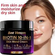 Bee Venom Biotin 10-in-1 Skin Mend Cream, Anti-Wrinkle & Anti-Aging, Fast Revitalizing & Firming, 5 Min Glow