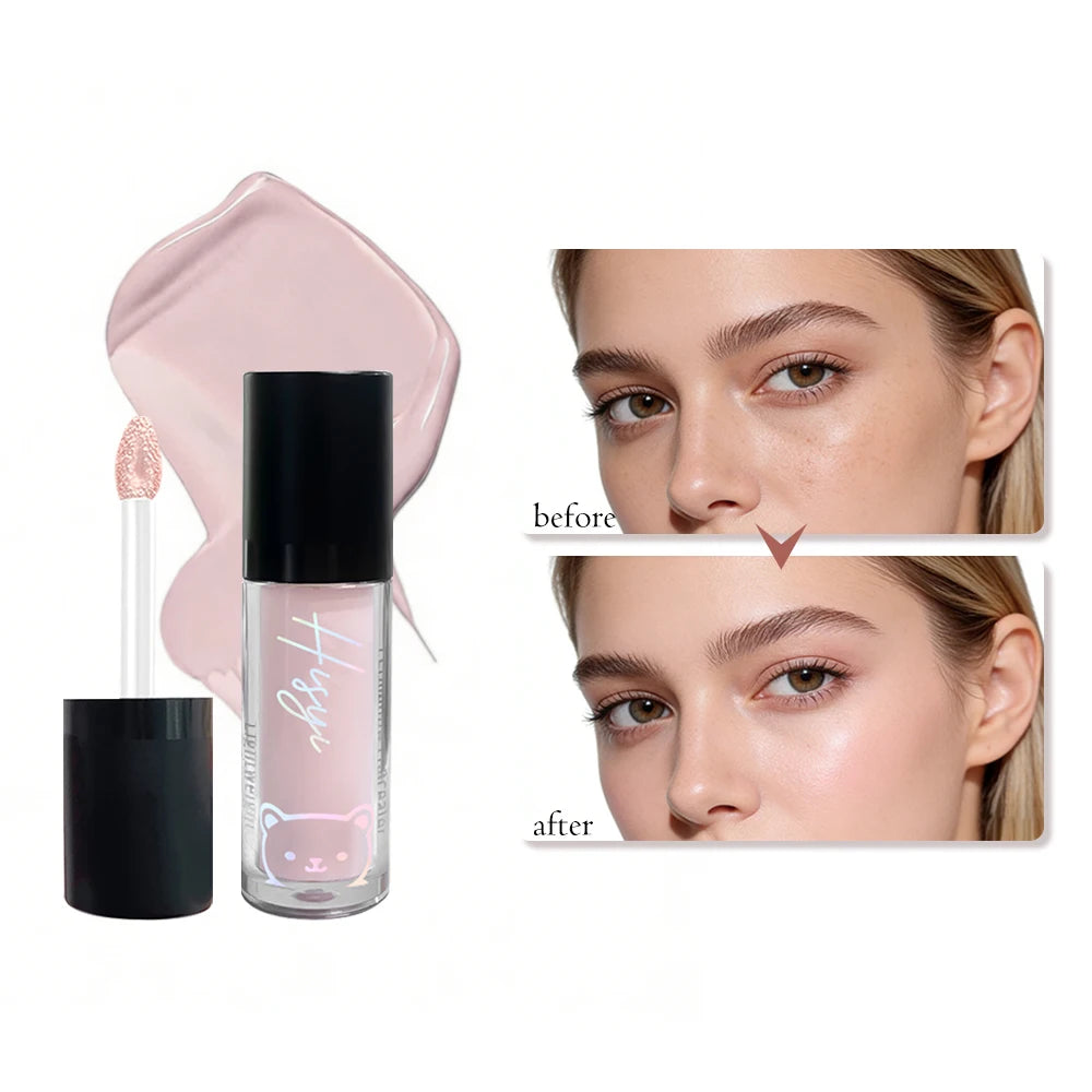 Matte Liquid Concealer Makeup Set Multi-functional Facial Concealer Long-Lasting Buildable Coverage for Contouring Dark Circles