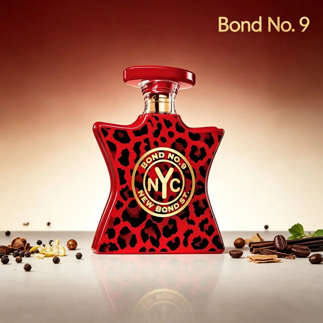 New Bond St. by Bond No.9 100ml , Fresh Pepper Bergamot Coffee Vanilla Oriental Fragrance, Polished Unisex Scent for Women and Men Daily Occasions