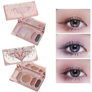 Flower Knows Butterfly Cloud Eyeshadow Palette 6 Colors Matte Shimmer Waterproof Highly Pigmented Makeup Palette