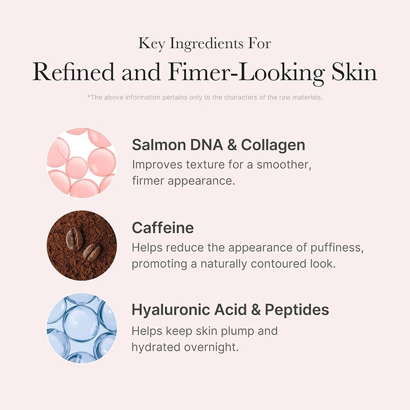 75ML PDRN Wrapping Face Mask Overnight Caffeine Collagen Peel Off Facial Mask Firming Hydration Glass Skin Korean Skin Care