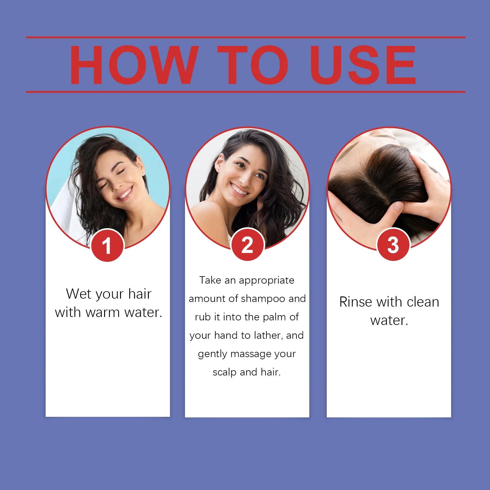 Refreshing Shampoo Deeply Cleaning Scalp Dirts Remove Dandruff Gentle Moisturizing Volumizing Thickening Smoothing Hair Shampoo