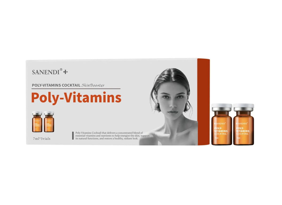 SANENDI Radiance Cocktail Skin Booster Moisturizing & Glow-Enhancing Essence for a Luminous, Refreshed Look 7ml*5Vials