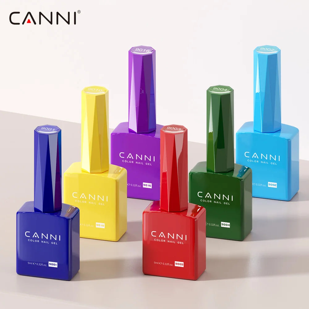 CANNI Nail Gel Polish HEMA FREE TPO FREE Summer Colors Semi Permanent Soak Off UV LED Self-leveling Great Coverage Gel Varnish