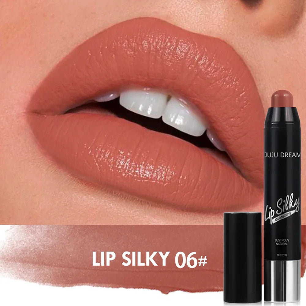 Matte 4-Color Lipstick Pen, Waterproof Long-Lasting, Easy Apply, Non-Fading, Multi-Look Lip Makeup, Unisex, Safe & Certified