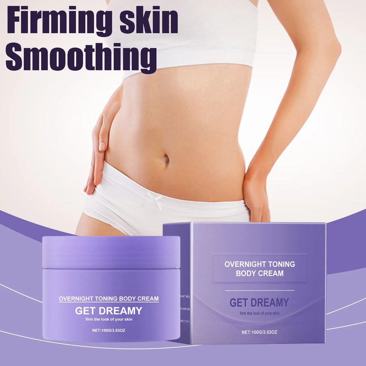 100g Body Firming Cream Deep Moistiurizing Boosts Elasticity Tightening Lifting Smoothing Soften Body Lotion for All Skin Types