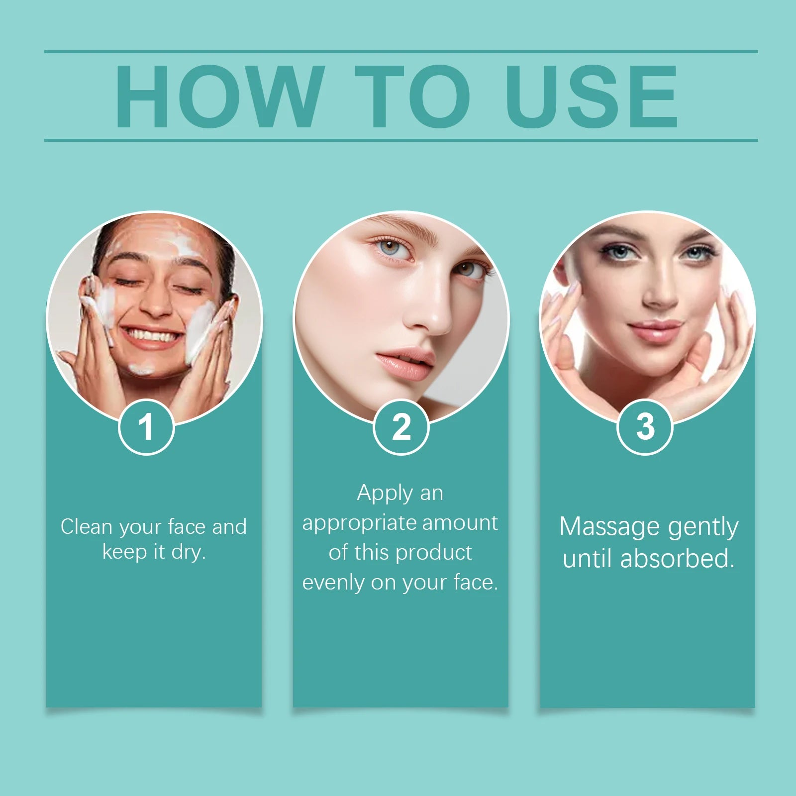 30ML Hyaluronic Acid Face Serum Daily Moisturizing Improve Dryness Enhance Smoothness Soothing Discomfort Glowing Facial Serum