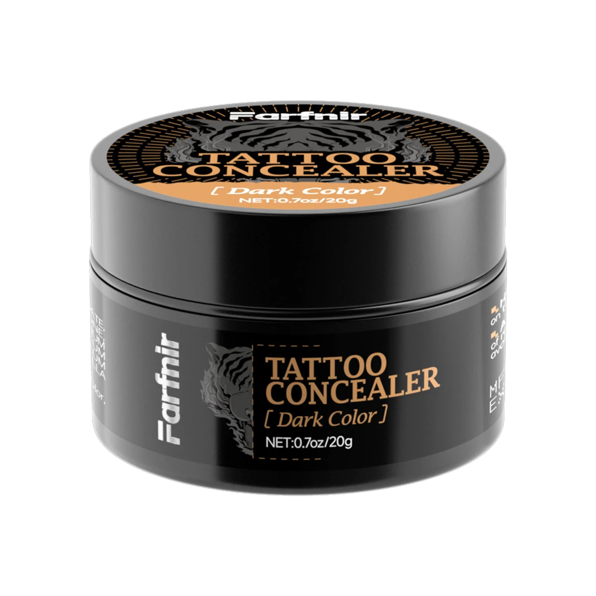 Tattoo concealer cream, waterproof and sweatproof, natural and skin-friendly, available in two colors for you to choose from.