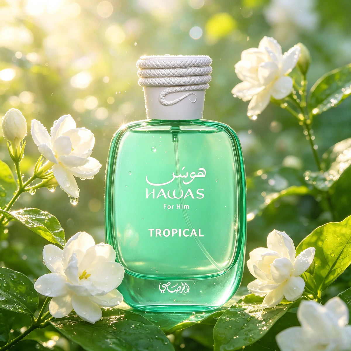 Rasasi Hawas Tropical Eau de Parfum Spray for Men – Exotic Tropical Fruity, Fresh Aquatic & Woody Scent, Long-Lasting Masculine Fragrance, Perfect Gift, 3.4 fl oz / 100 ml
