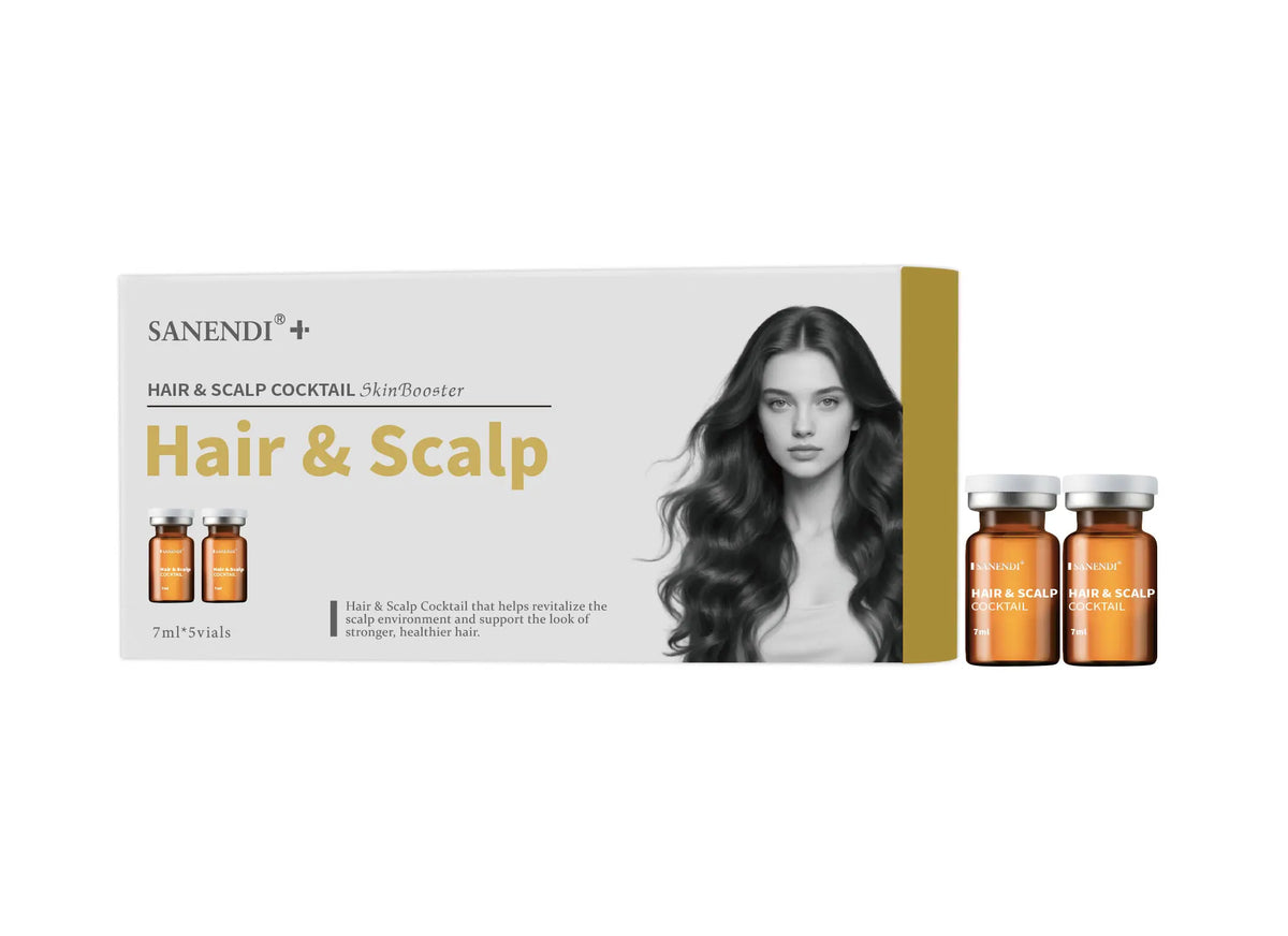 SANENDI Radiance Cocktail Skin Booster Moisturizing & Glow-Enhancing Essence for a Luminous, Refreshed Look 7ml*5Vials