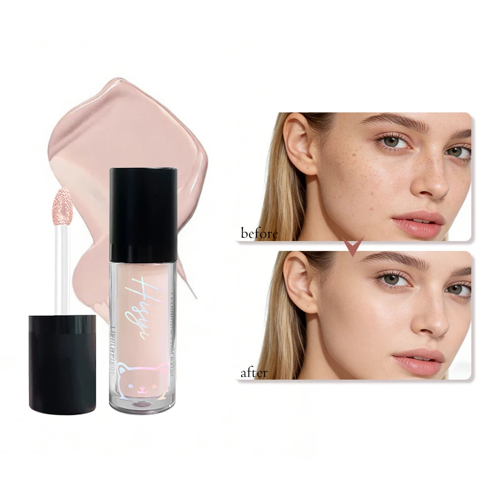 Matte Liquid Concealer Makeup Set Multi-functional Facial Concealer Long-Lasting Buildable Coverage for Contouring Dark Circles