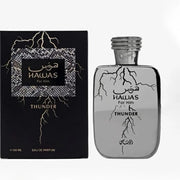 Hawas Thunder by Rasasi 100ml Men’s Perfume, Fresh Woody Spicy Scent for Office, Daily & All-Day Wear