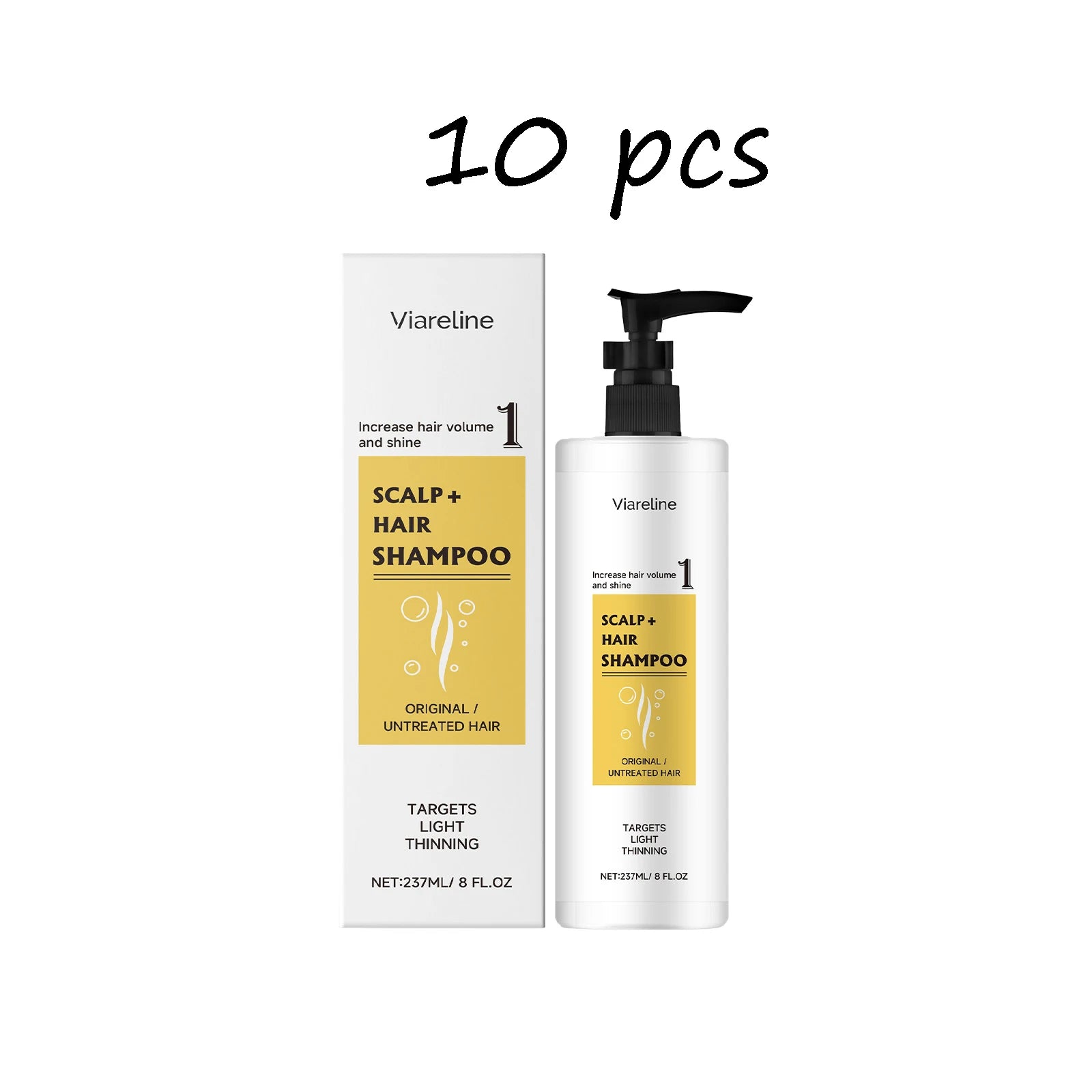 237ML Amino Acid Hair Shampoo Gentle Cleaning Dirts Nourishing Increase Hair Volume & Shine Strengthening Smoothing Hair Shampoo