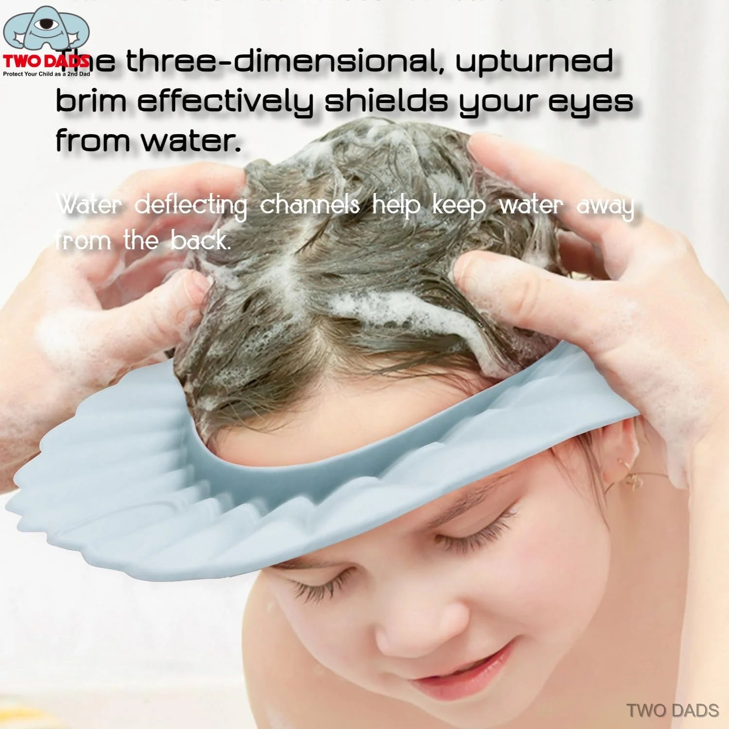 Adjustable Baby Shower Cap Hair Wash Hat with Eye And Ear Protection for Safe Shampoo Bathing Kids Shower Head Cover sun hat