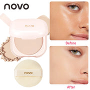 Long-Lasting Oil-Control Setting Powder, Matte Loose Powder, Waterproof And Sweat-Proof, Blurs Blemishes, Vitamin E