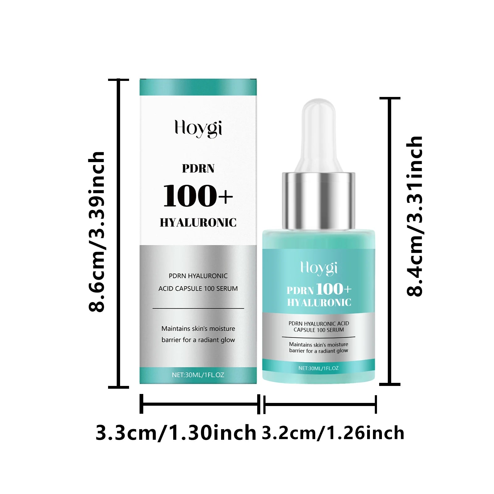 30ML Hyaluronic Acid Face Serum Daily Moisturizing Improve Dryness Enhance Smoothness Soothing Discomfort Glowing Facial Serum