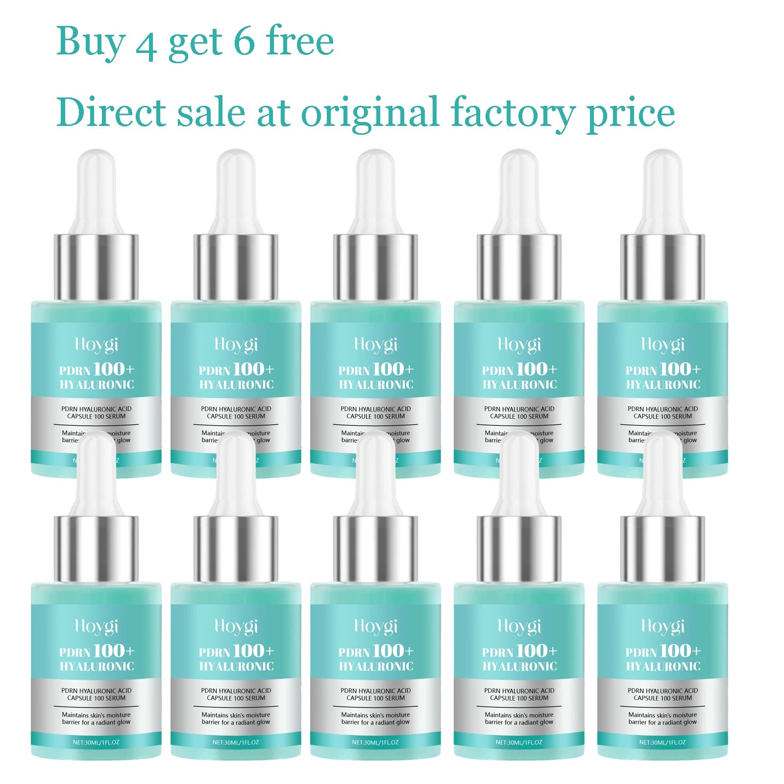 30ML Hyaluronic Acid Face Serum Daily Moisturizing Improve Dryness Enhance Smoothness Soothing Discomfort Glowing Facial Serum