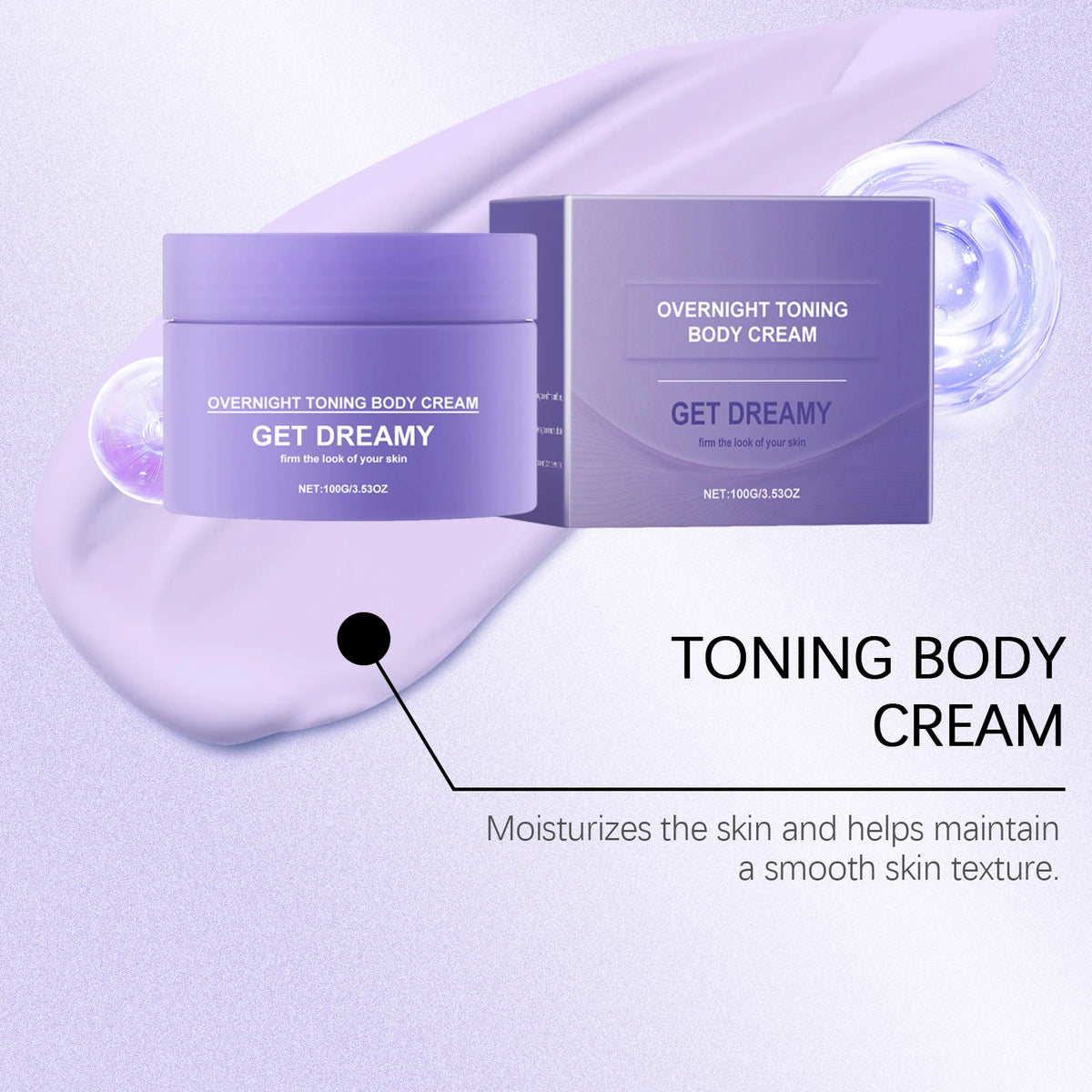 100g Body Firming Cream Deep Moistiurizing Boosts Elasticity Tightening Lifting Smoothing Soften Body Lotion for All Skin Types