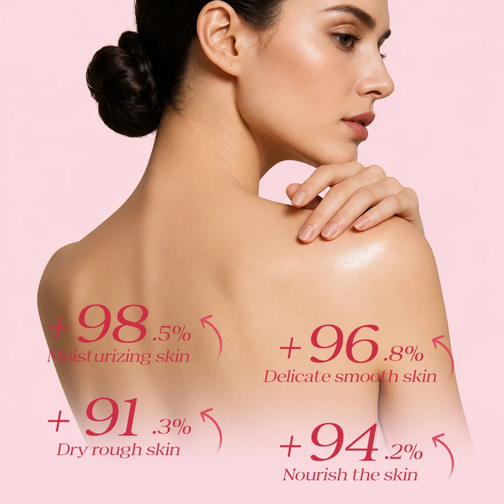 Strawberry Cake Body Cream, Shea Butter Moisturizer for Dry Skin, Winter Hydration Care, Smooth Body Lotion with Sweet Scent