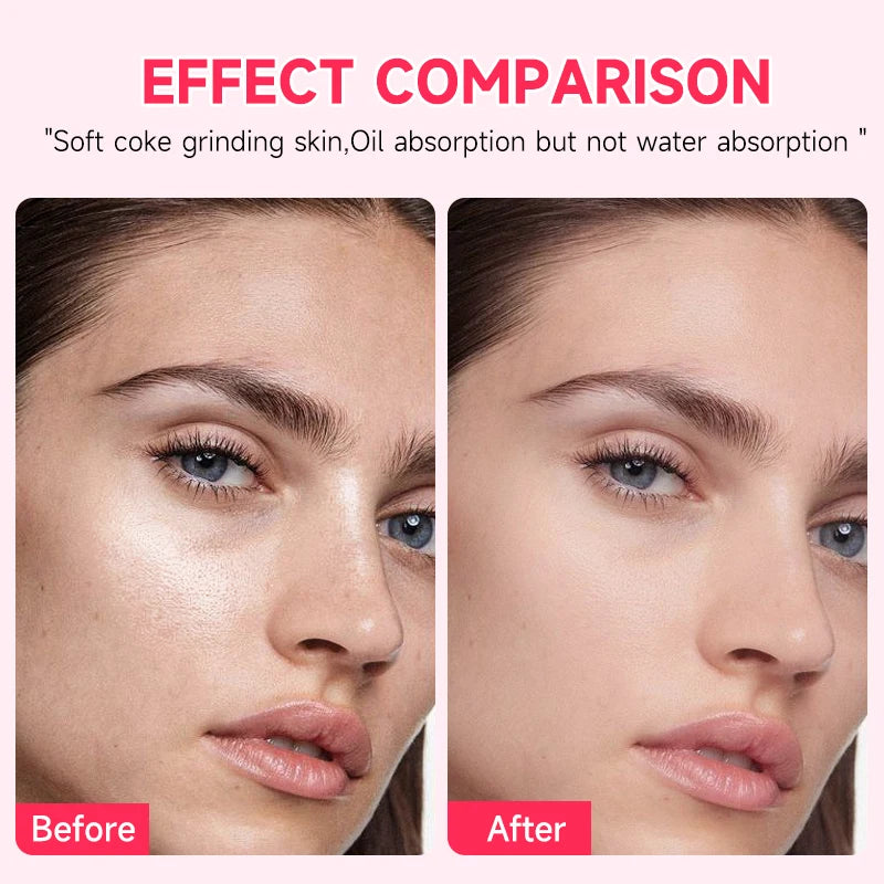 Long-Lasting Oil-Control Setting Powder, Matte Loose Powder, Waterproof And Sweat-Proof, Blurs Blemishes, Vitamin E