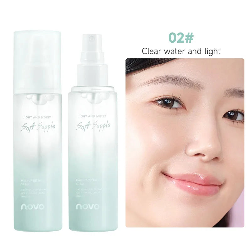 Long-Lasting Makeup Setting Spray With Hyaluronic Acid, Moisturizing Oil Control,  Smudge & Transfer Resistant, Quick-Dry