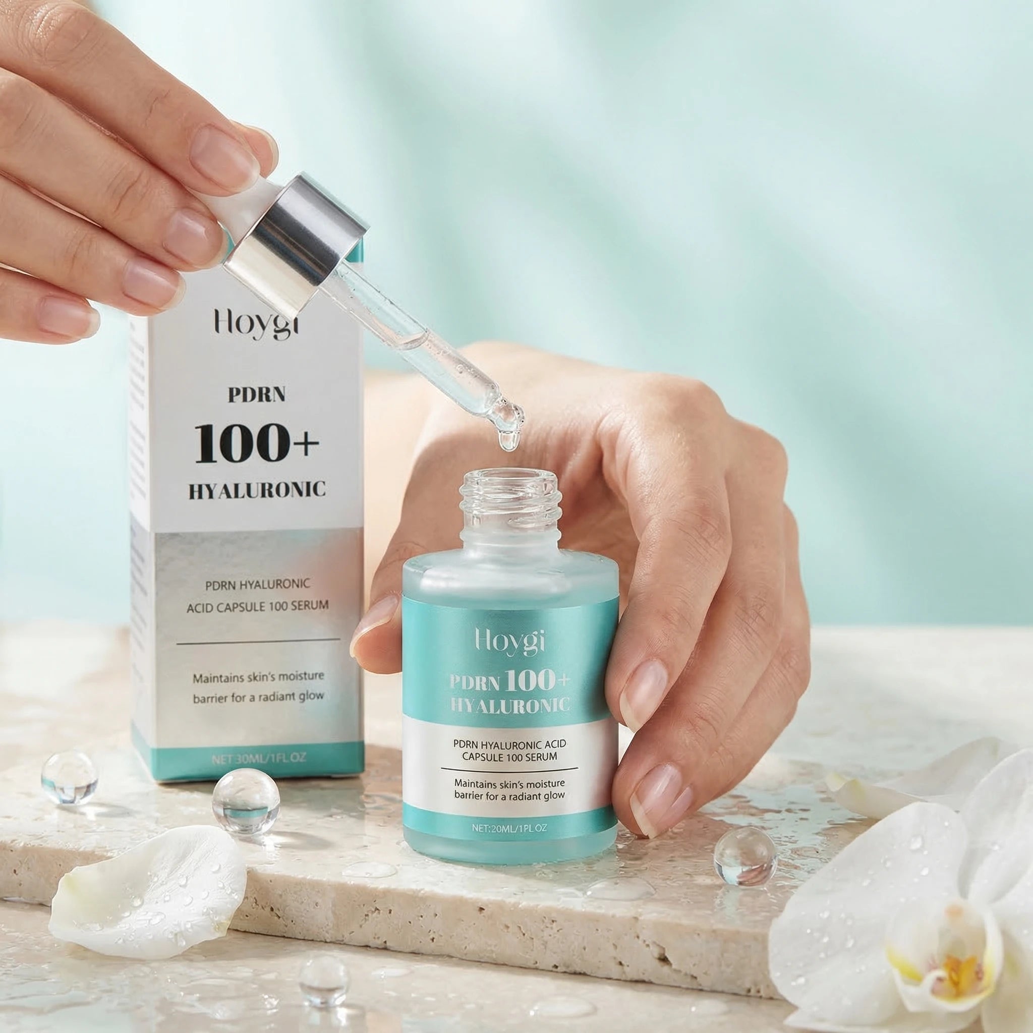 30ML Hyaluronic Acid Face Serum Daily Moisturizing Improve Dryness Enhance Smoothness Soothing Discomfort Glowing Facial Serum