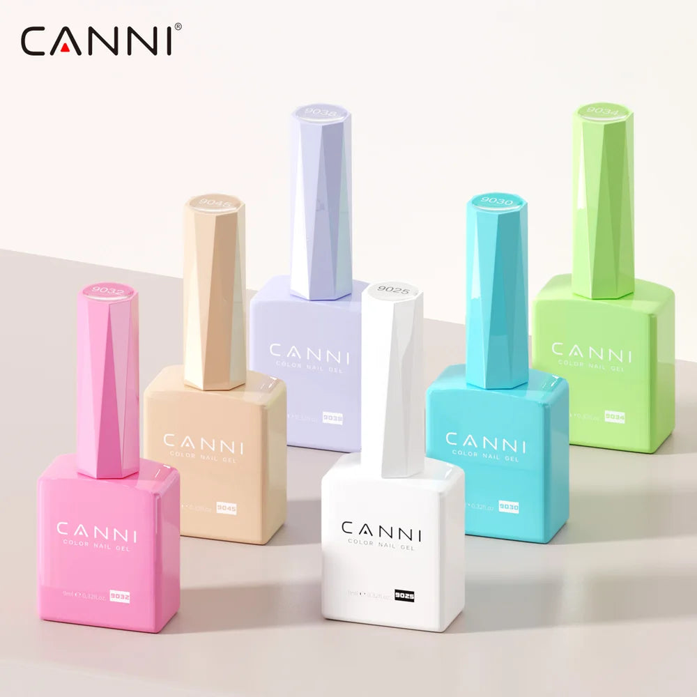 CANNI Nail Gel Polish HEMA FREE TPO FREE Summer Colors Semi Permanent Soak Off UV LED Self-leveling Great Coverage Gel Varnish