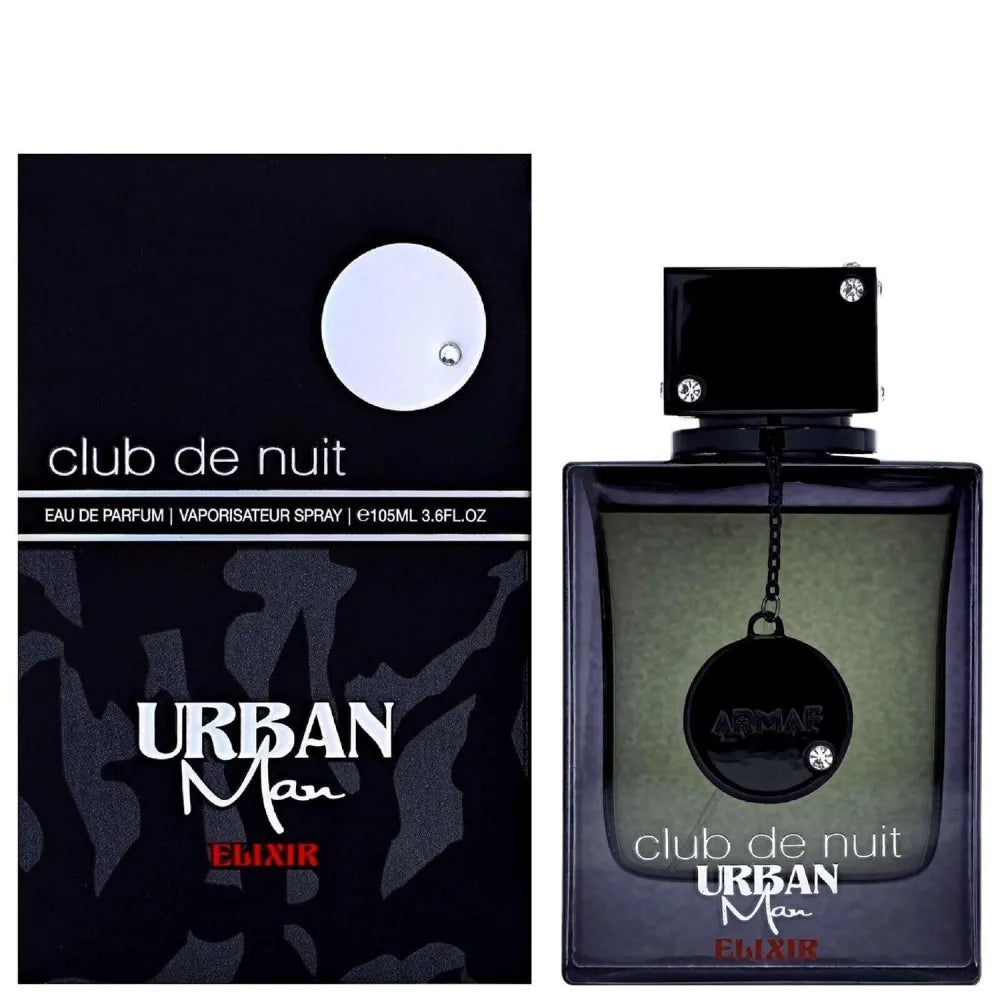 Armaf Club De Nuit Urban Man Elixir for Men Eau De Parfum Spray, 3.6 Ounce