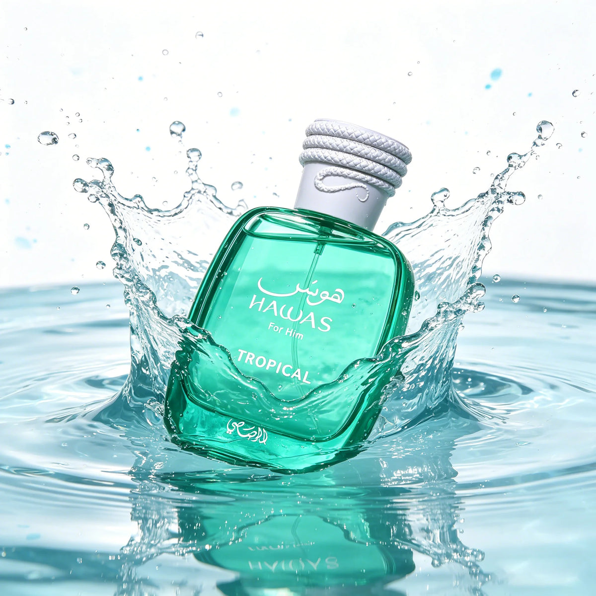 Rasasi Hawas Tropical Eau de Parfum Spray for Men – Exotic Tropical Fruity, Fresh Aquatic & Woody Scent, Long-Lasting Masculine Fragrance, Perfect Gift, 3.4 fl oz / 100 ml