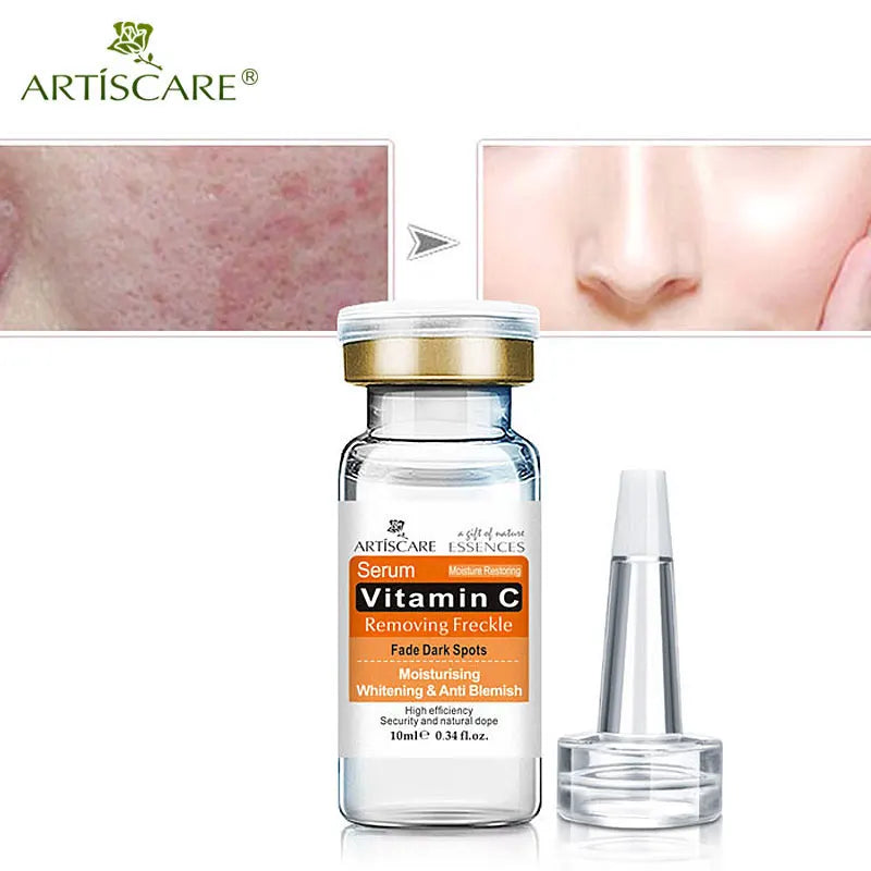 ARTISCARE VC Serum 10Pcs for Face Moisturizing Korean Face Care Vitamin C Facial Essence