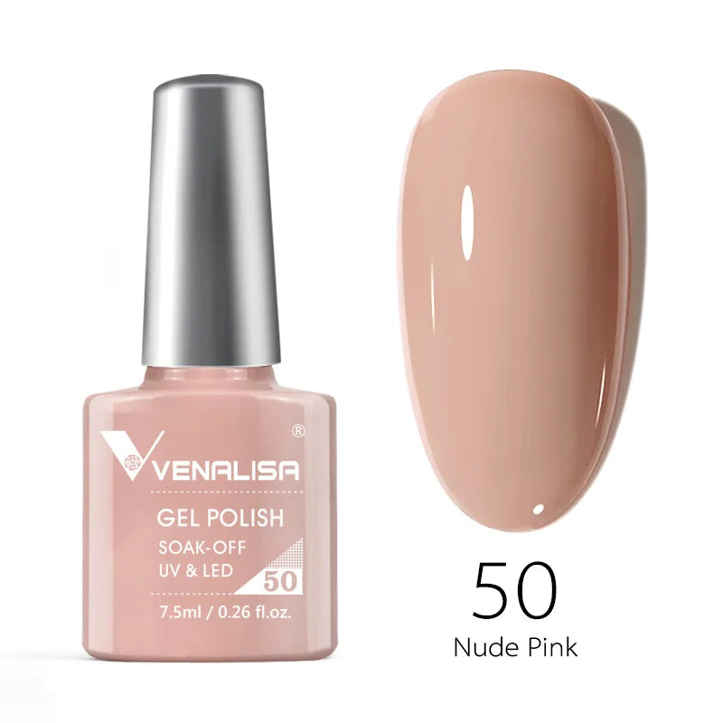 VENALISA Reinforce Thick Base Nail Gel Polish Tempered Nowipe Semi Permanent Gellack 7.5ml Soak off UV LED Organic Gel Varnish
