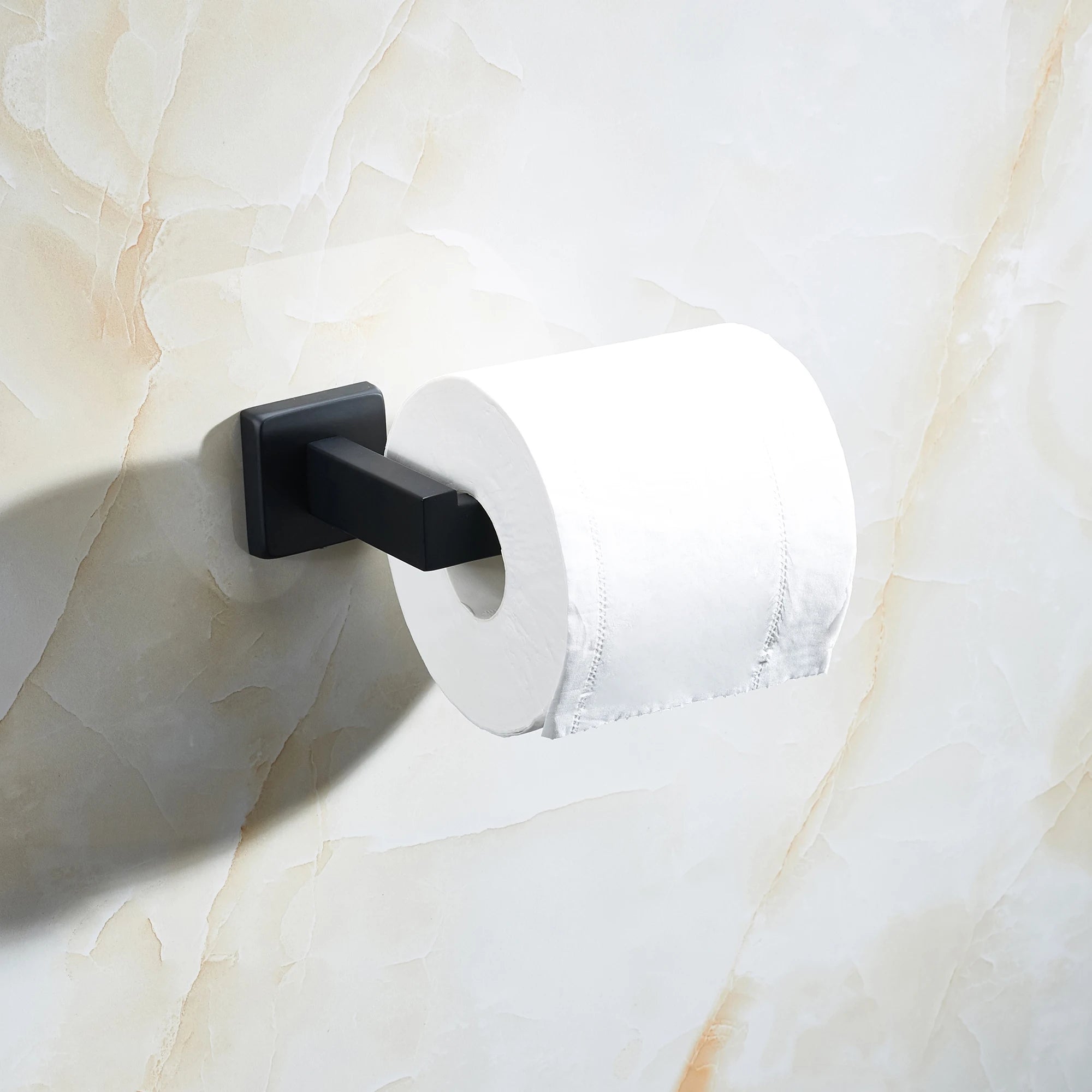 SARIHOSY Stainless Steel Toilet Paper Holder Bathroom Accessories Paper Roll Shelf Towel Rack