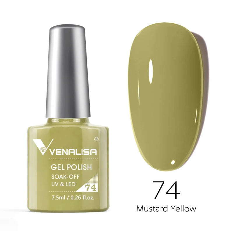 VENALISA Reinforce Thick Base Nail Gel Polish Tempered Nowipe Semi Permanent Gellack 7.5ml Soak off UV LED Organic Gel Varnish