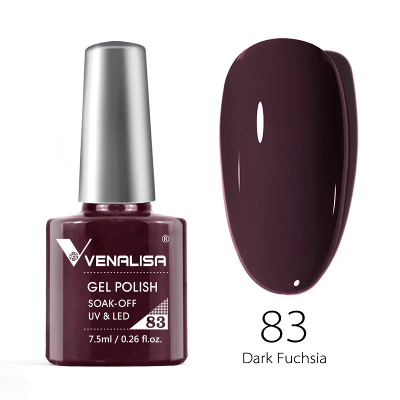 VENALISA Nail Polish Varnish TPO FREE 60 Colors Full Coverage Colors Nail Gel Polish Set CANNI Gel Manicure Soak Off UV Gel