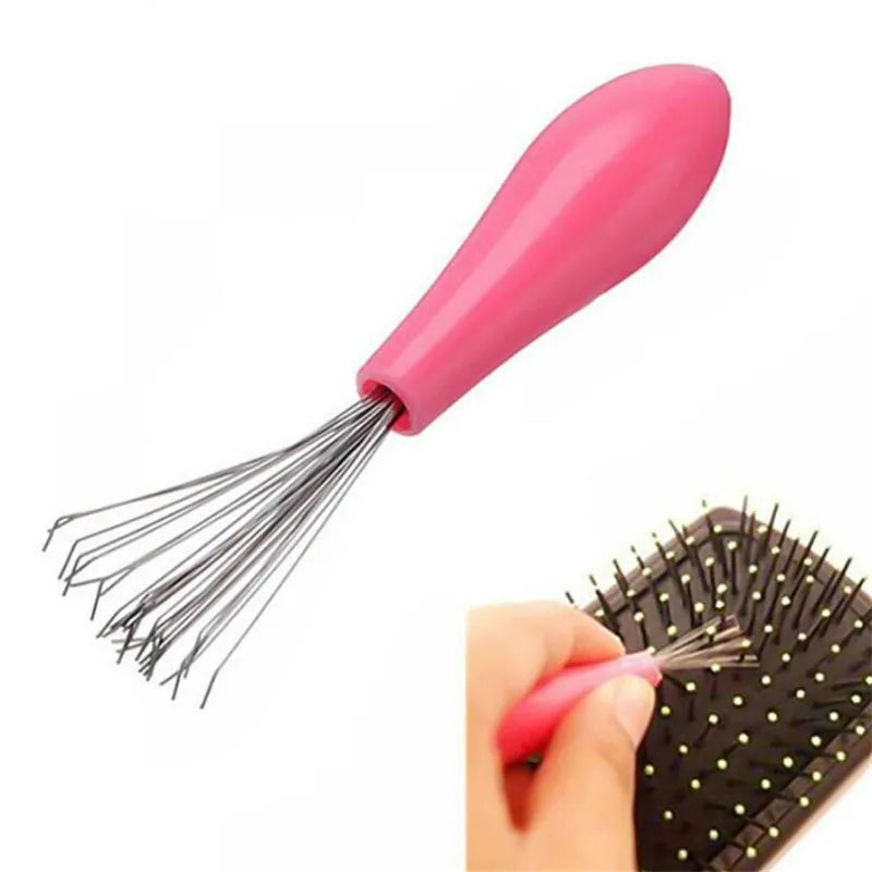 Magic Anti-static Hair Brush Handle Tangle Detangling Comb Shower Electroplate Massage Comb Salon Hair Styling Tool