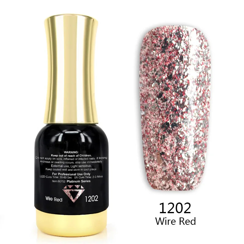 Venalisa TPO FREE Tempered Top Coat Nail Paint Gel Platinum Gel Polish Nail Soak Off UV LED Gel Polish Nail Lacquer Varnishes