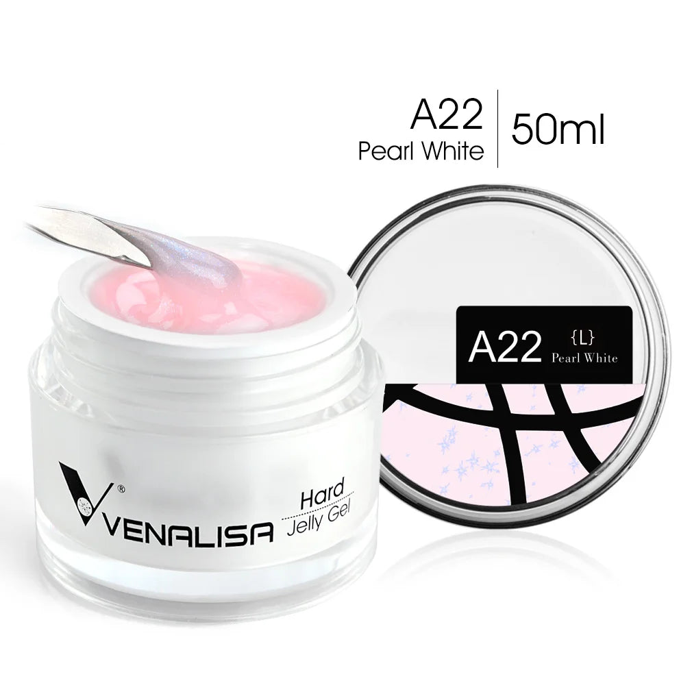 50ml TPO Free Jelly Nail Extension Gel Nail Builder French Nail Gum Venalisa Clear Natural Color Soak Off UV Construction Gel