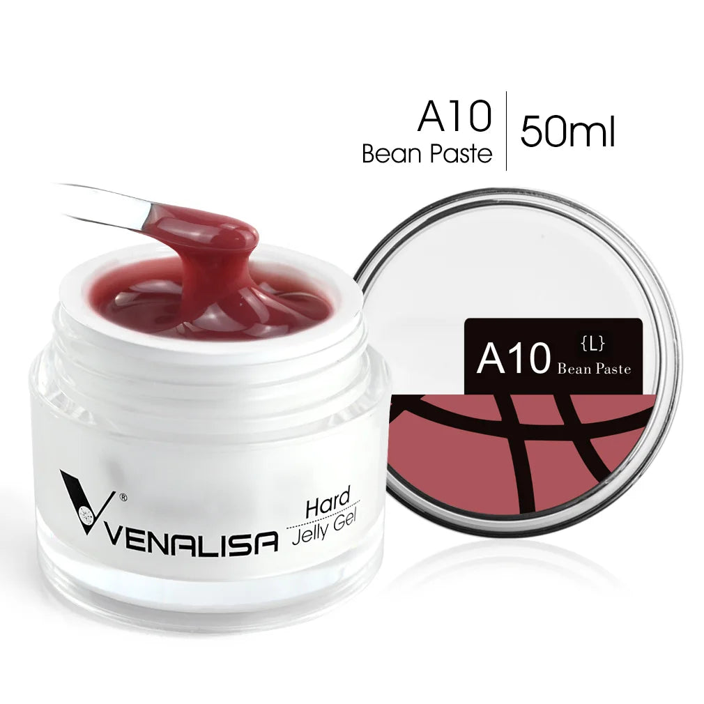 50ml TPO Free Jelly Nail Extension Gel Nail Builder French Nail Gum Venalisa Clear Natural Color Soak Off UV Construction Gel