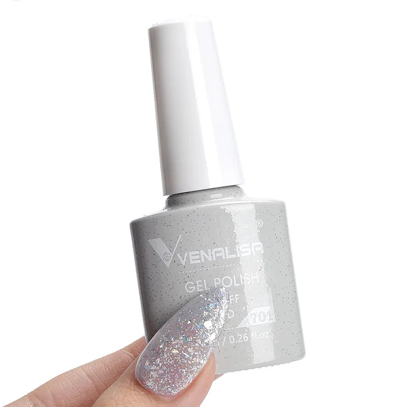 VENALISA Reinforce Thick Base Nail Gel Polish Tempered Nowipe Semi Permanent Gellack 7.5ml Soak off UV LED Organic Gel Varnish