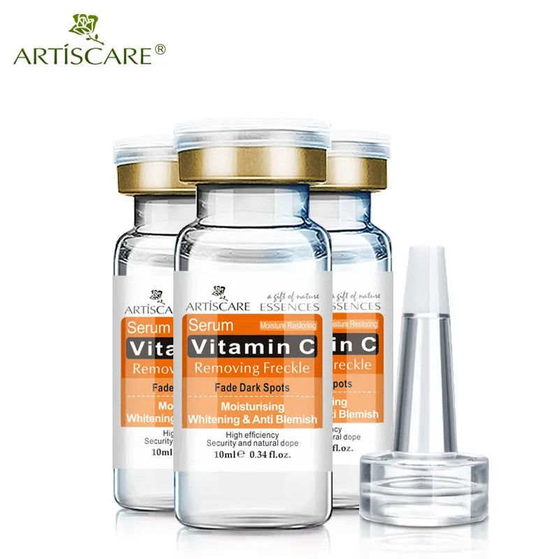 ARTISCARE VC Serum 10Pcs for Face Moisturizing Korean Face Care Vitamin C Facial Essence