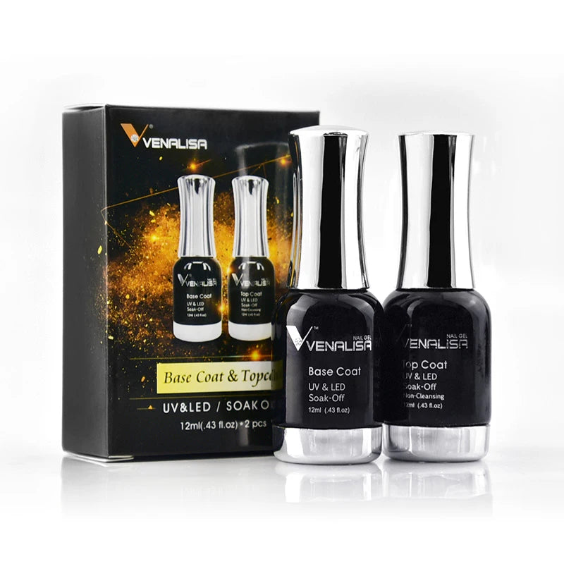 CANNI Base Top Gel Primer Reinfore Gel Long Lasting Matte Super Bright No Wipe Top Nail Gel Polish Clean High Glossy Top Gel