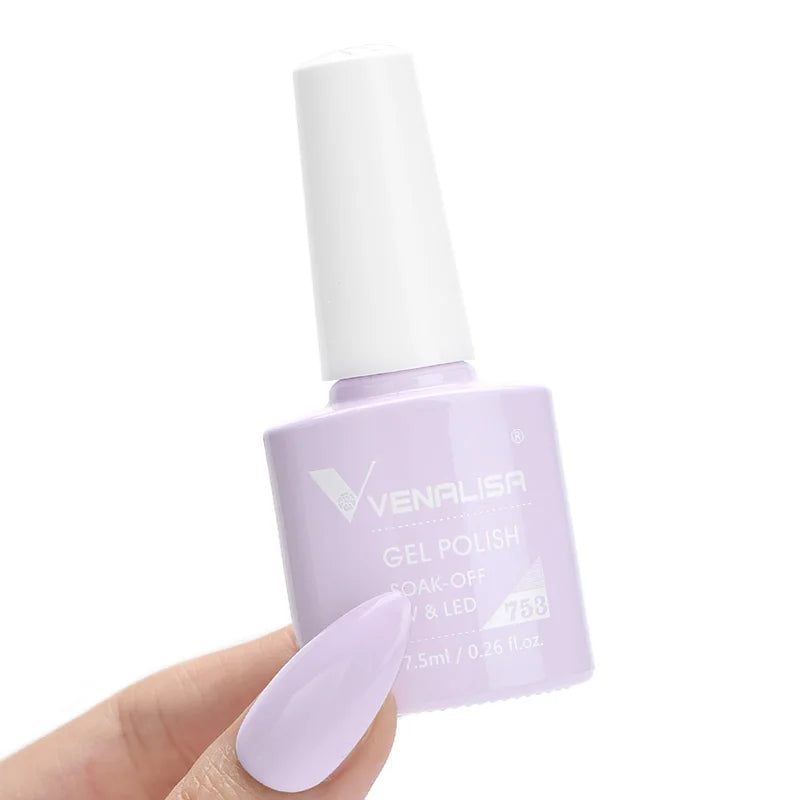 VENALISA Reinforce Thick Base Nail Gel Polish Tempered Nowipe Semi Permanent Gellack 7.5ml Soak off UV LED Organic Gel Varnish