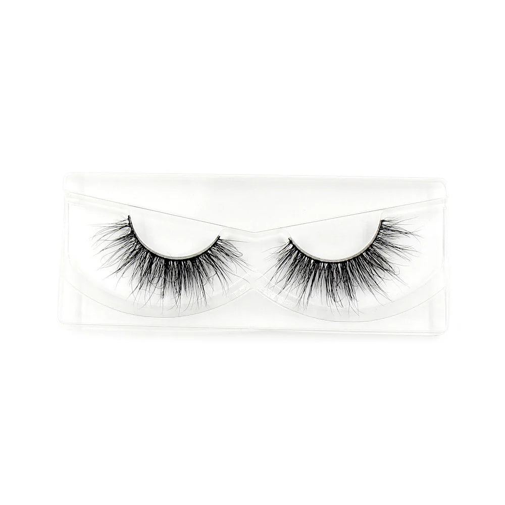 LEHUAMAO Makeup False Eyelashes Handmade Mink Lashes Fluffy Long 3D Strip Thick Fake Faux Mink Eyelashes Makeup Beauty Tool A19