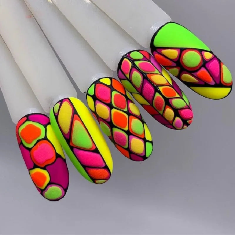 15ml Neon Luminous Gel Nail Gel Polish UV Soak off Lacquer Varnishes Summer Candy Hot Pink Green Yellow Nails Art