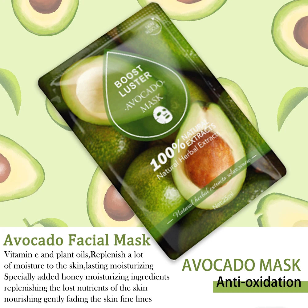 AILKE Whitening Moisturizing Hydration Facial Mask With Vitamin C, Hyaluronic Acid, Anti-wrinkle Face Skin Care Korean Cosmetics